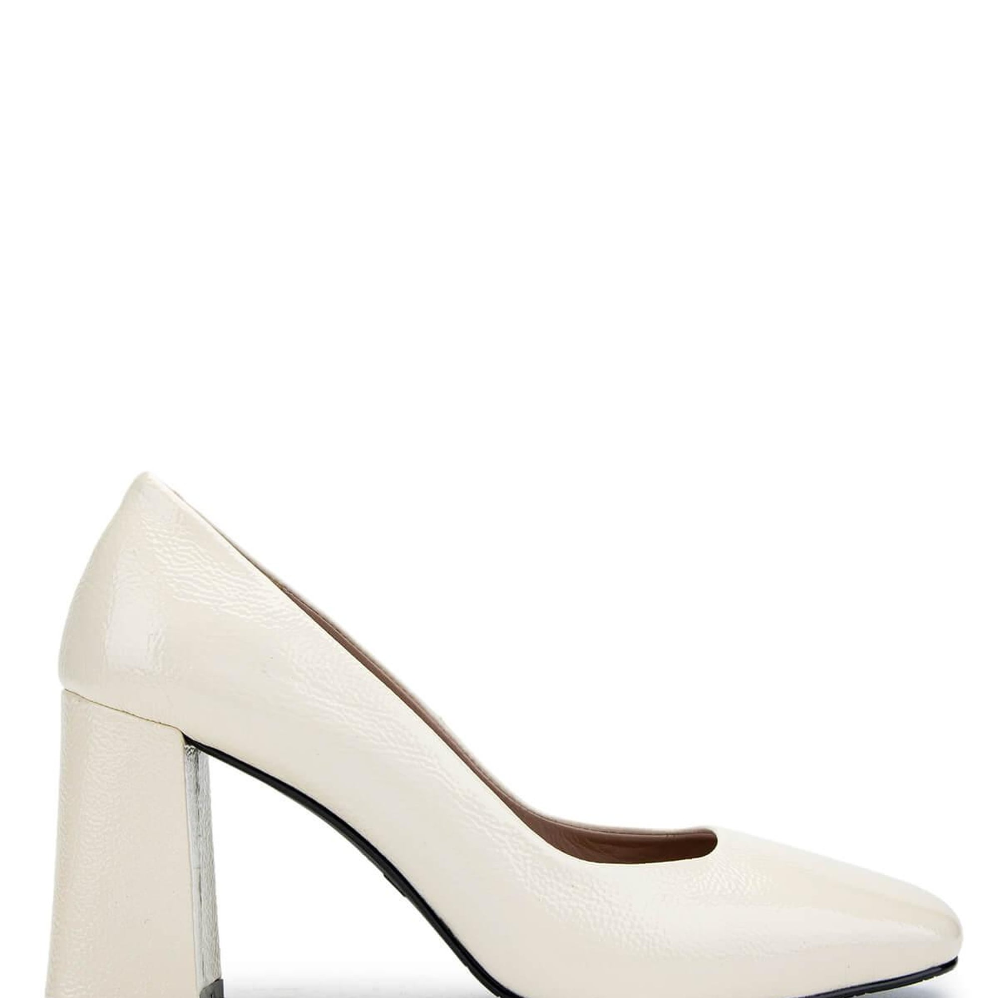 Tamer Tanca Kadın Hakiki Deri Bej Topuklu Ayakkabı