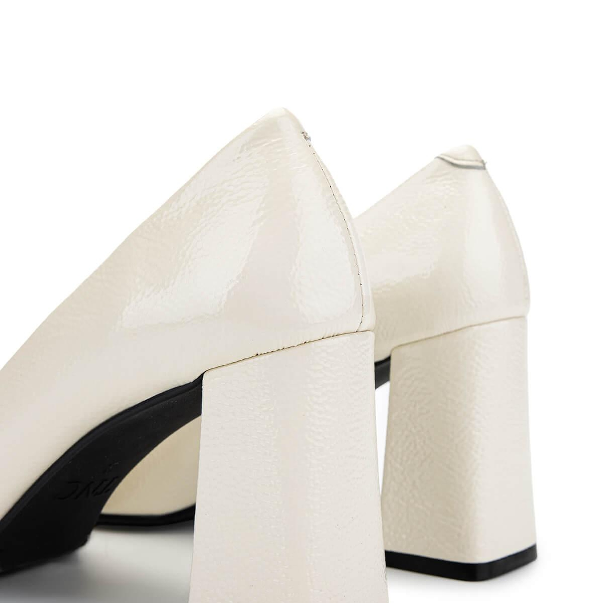 Tamer Tanca Kadın Hakiki Deri Bej Topuklu Ayakkabı