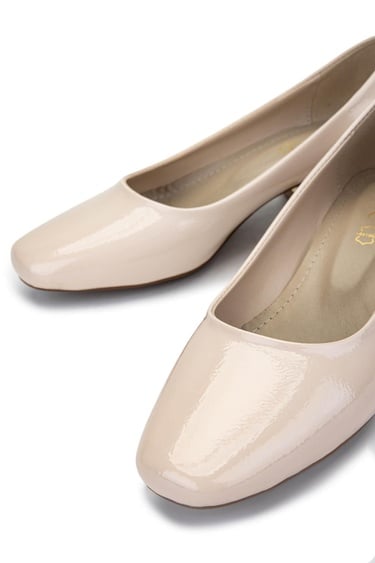  Tamer Tanca Kadın Vegan Vizon Topuklu Ayakkabı