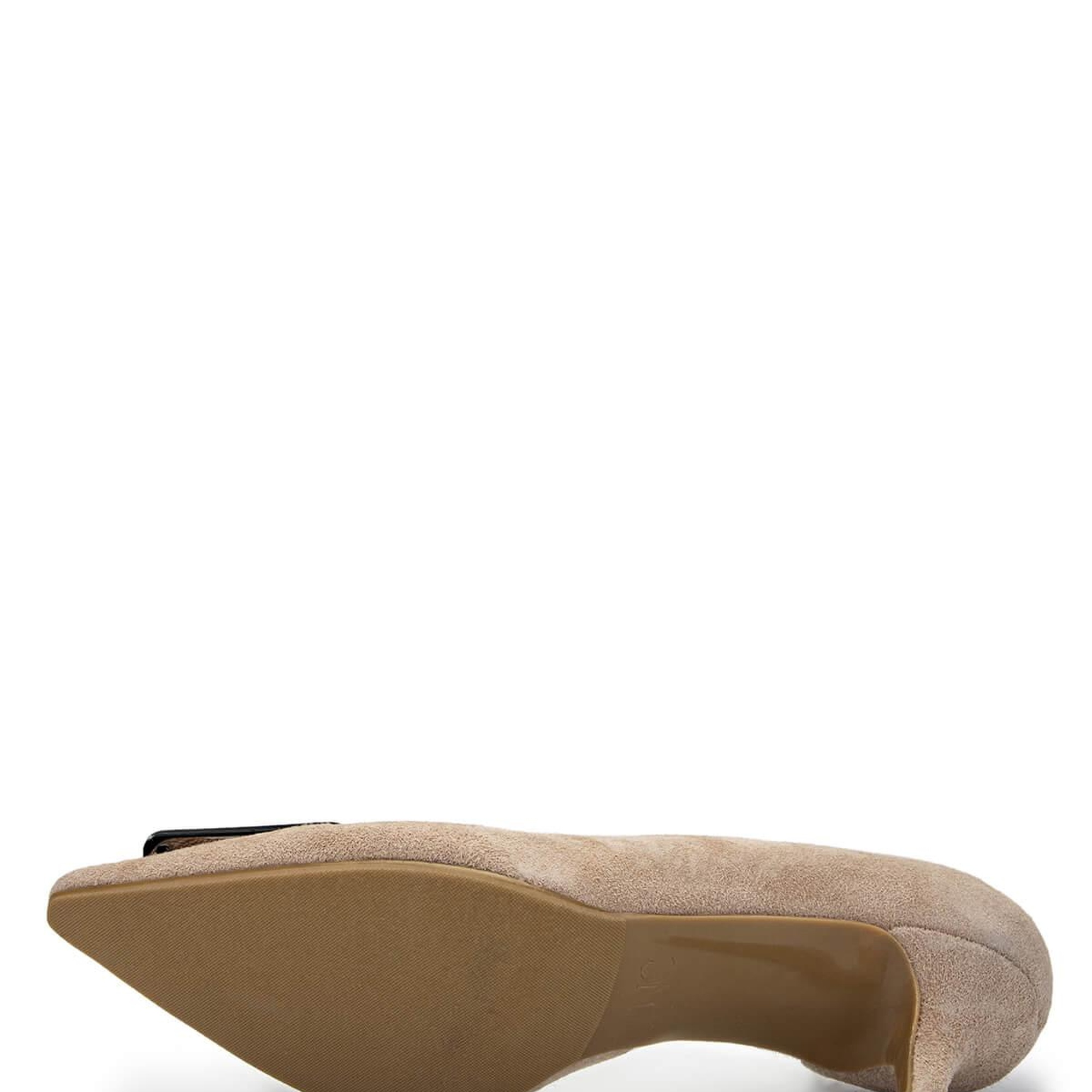 Tamer Tanca Kadın Hakiki Deri Taş Süet Topuklu Ayakkabı