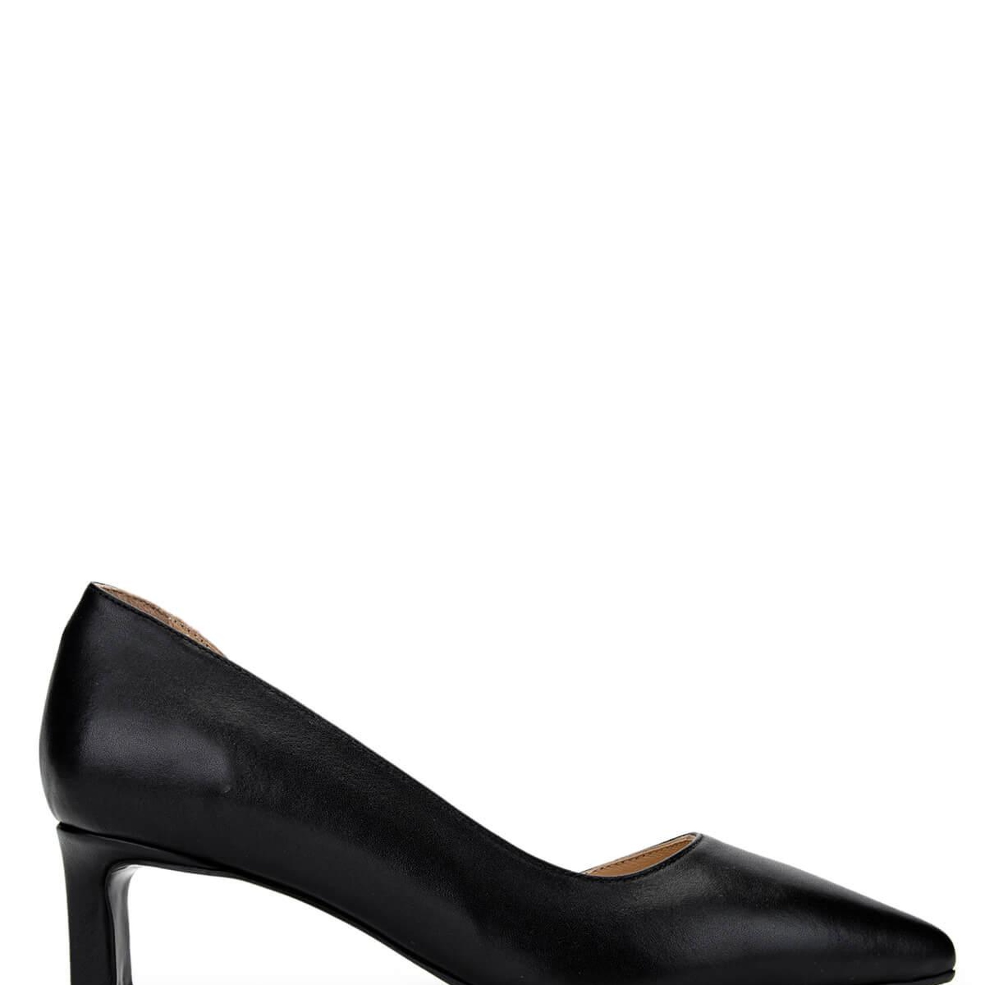 Tamer Tanca Kadın Hakiki Deri Siyah Topuklu Ayakkabı