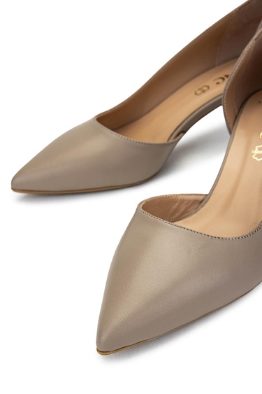  Tamer Tanca Kadın Hakiki Deri Vizon Topuklu Ayakkabı