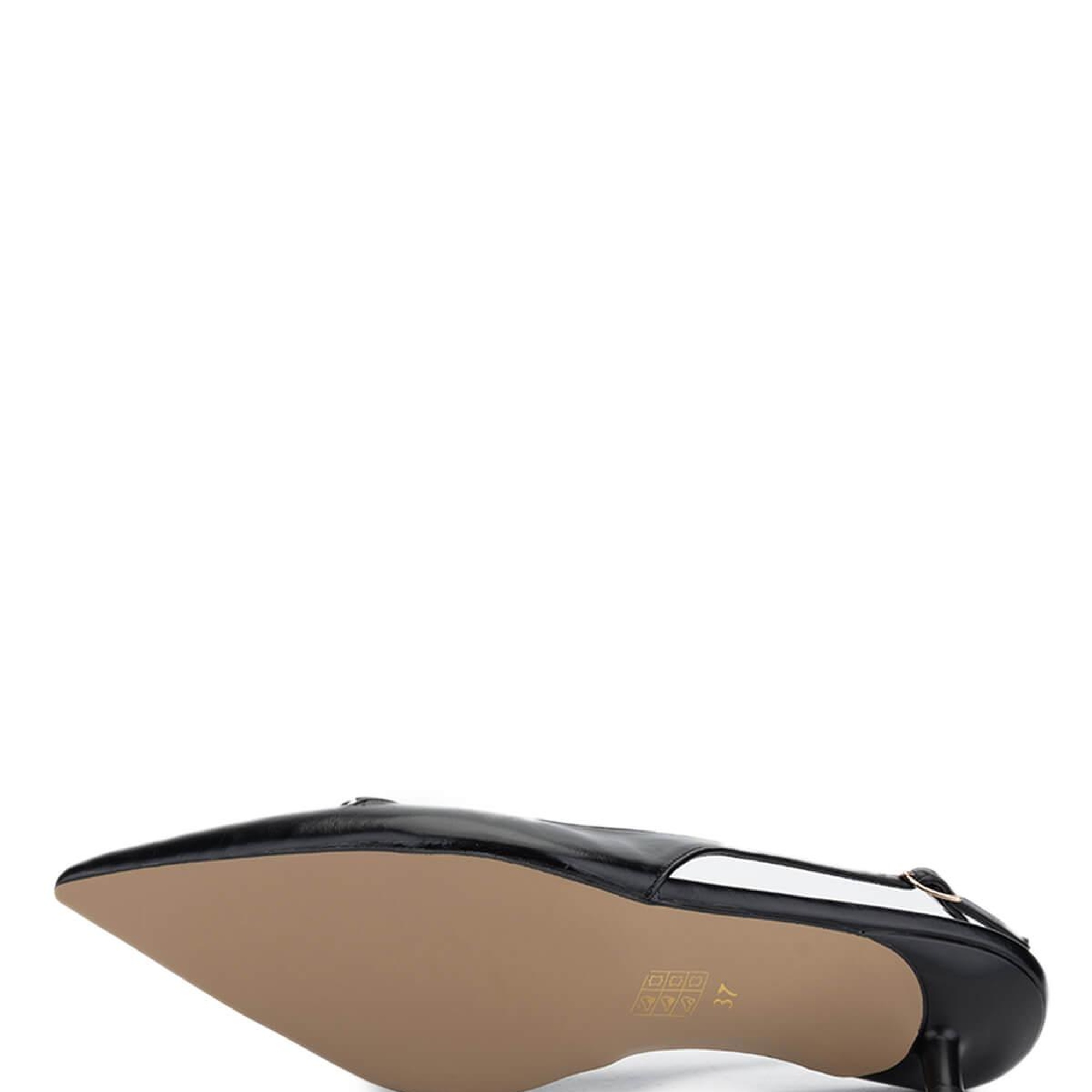 Tamer Tanca Kadın Vegan Siyah Topuklu Ayakkabı