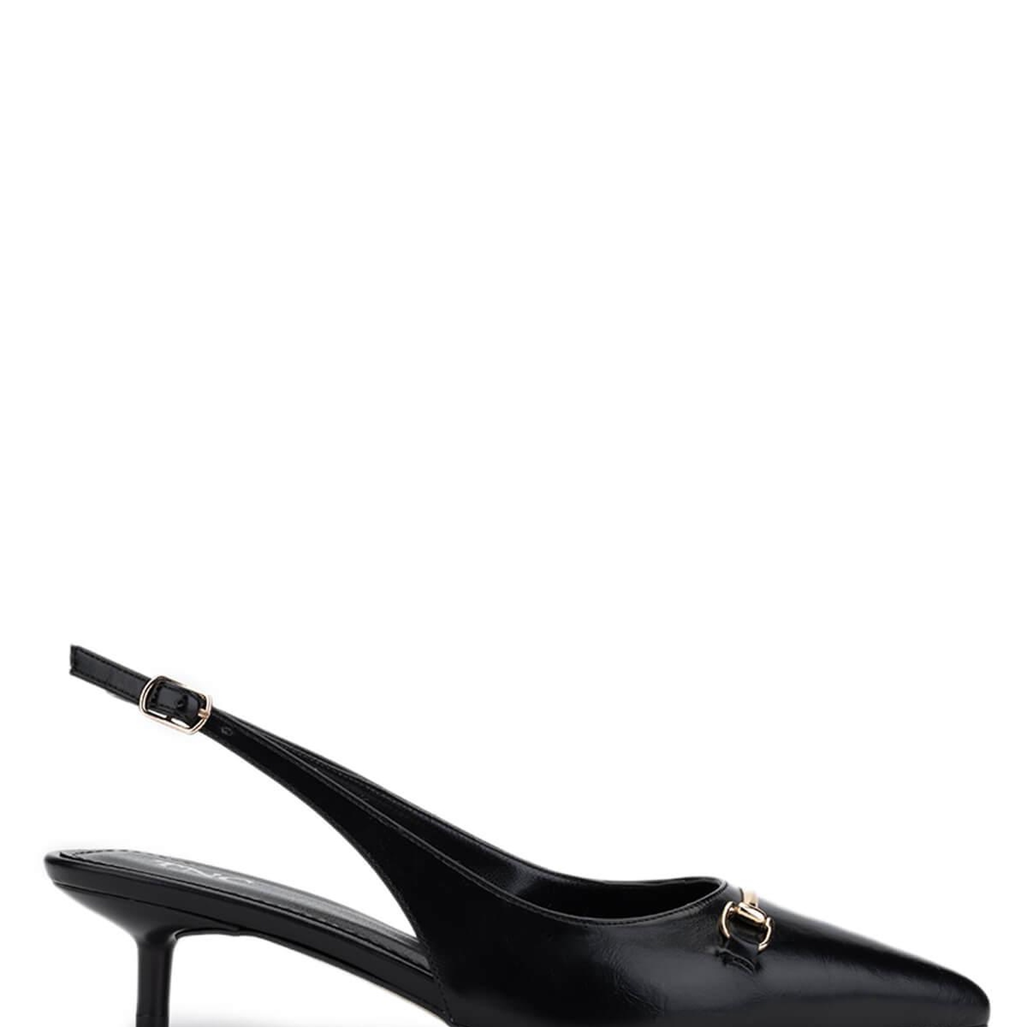 Tamer Tanca Kadın Vegan Siyah Topuklu Ayakkabı