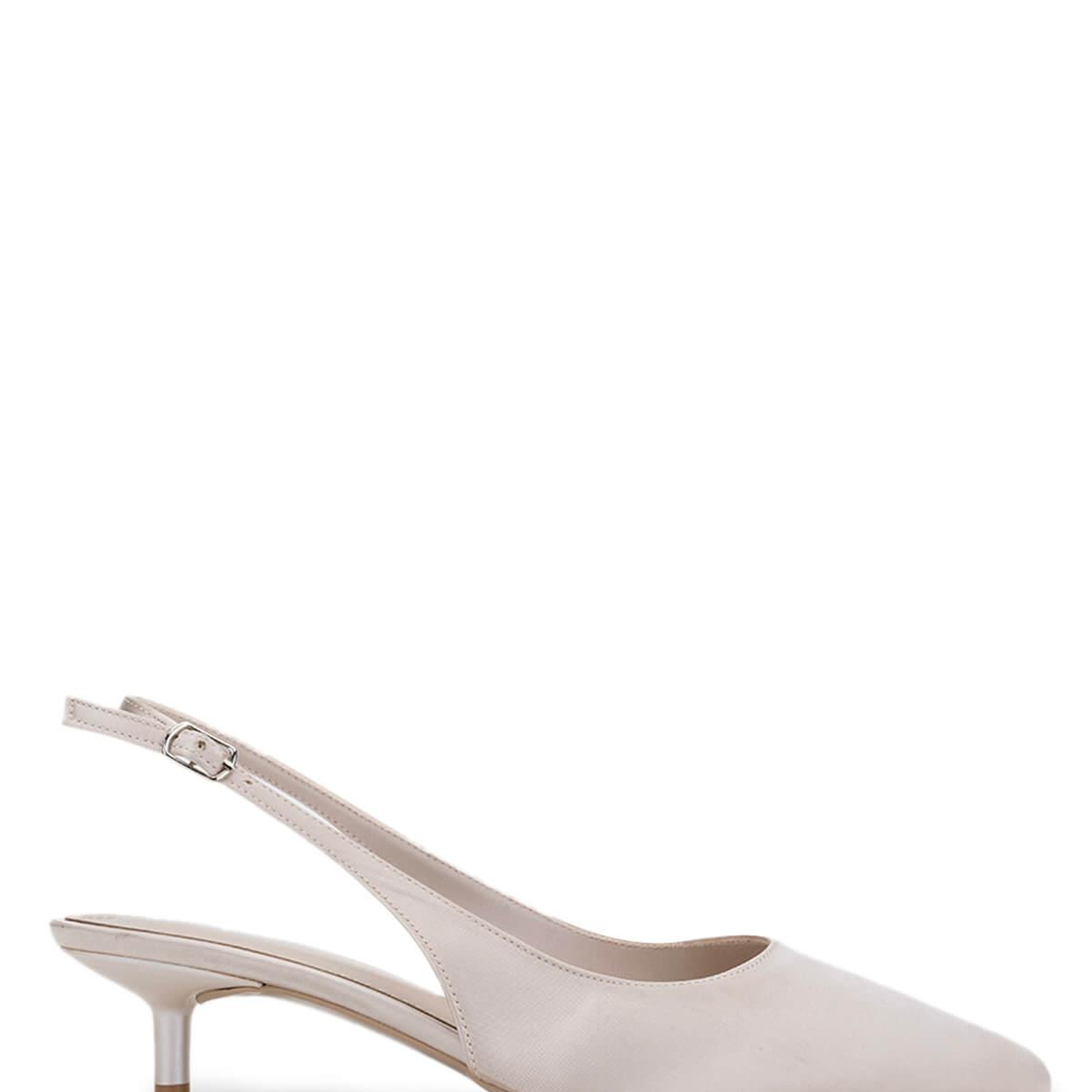 Tamer Tanca Kadın Vegan Bej Topuklu Ayakkabı