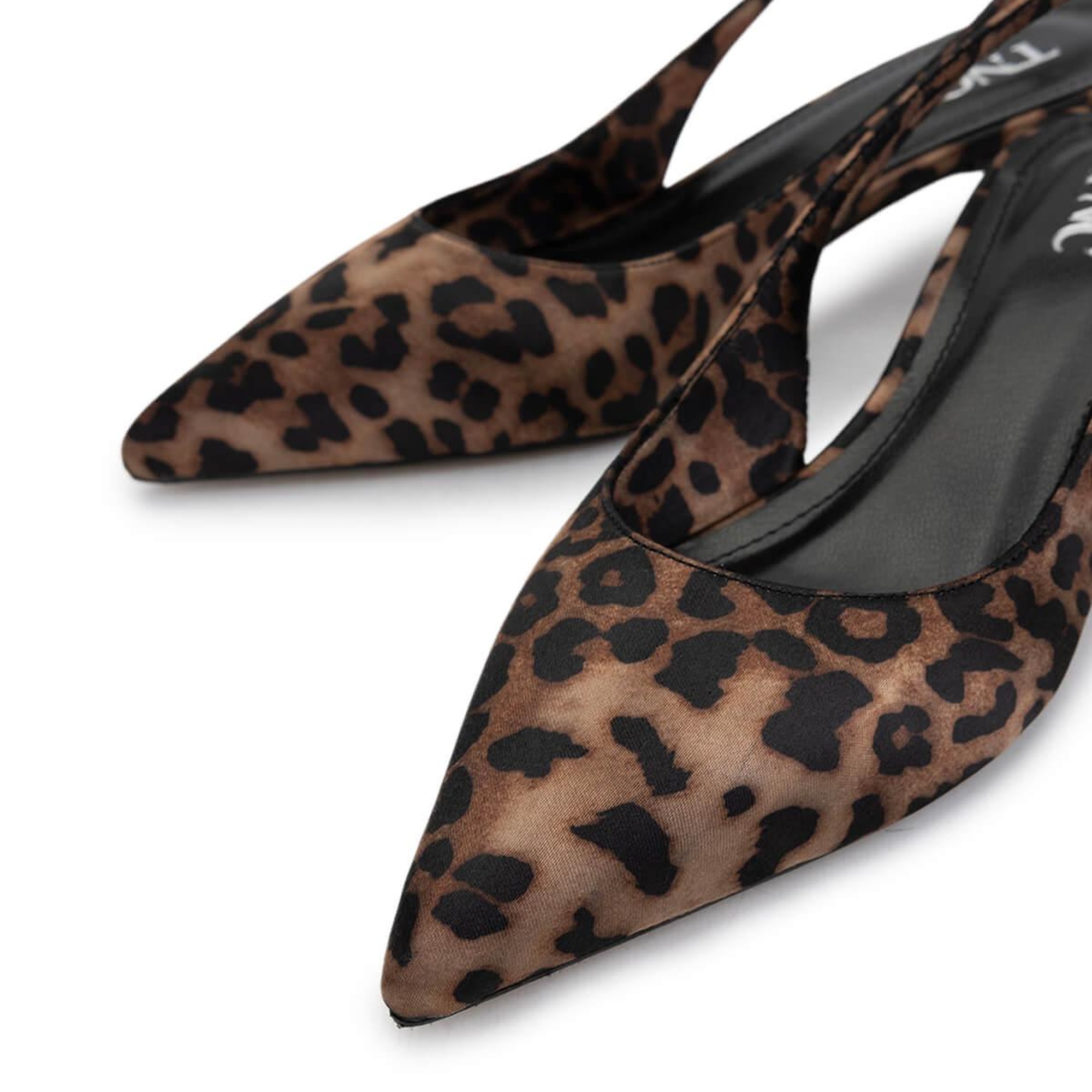 Tamer Tanca Kadın Vegan Leopar Topuklu Ayakkabı