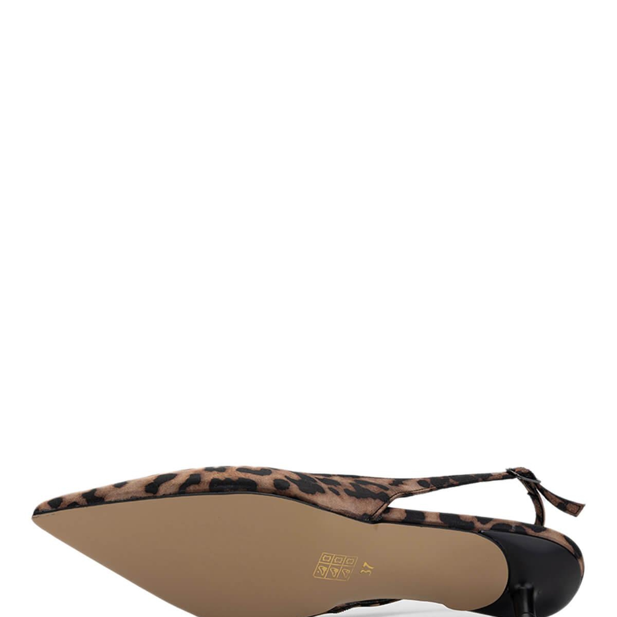 Tamer Tanca Kadın Vegan Leopar Topuklu Ayakkabı