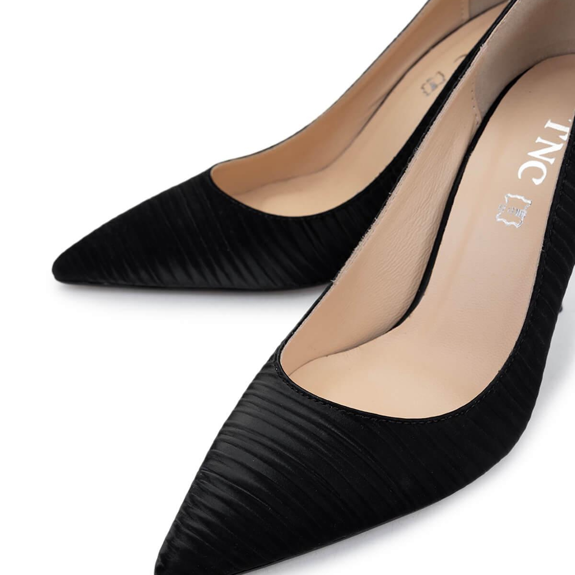 Tamer Tanca Kadın Vegan Siyah Topuklu Ayakkabı