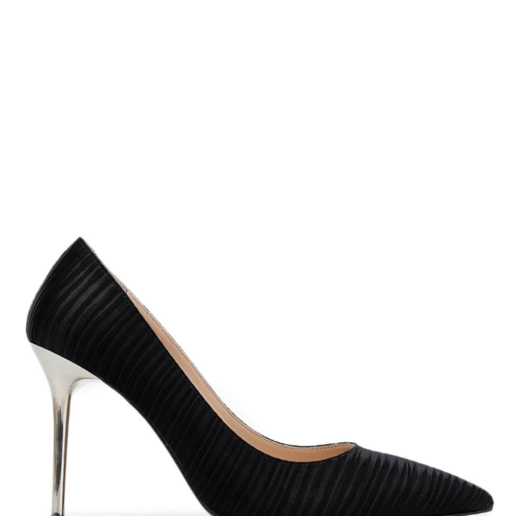 Tamer Tanca Kadın Vegan Siyah Topuklu Ayakkabı