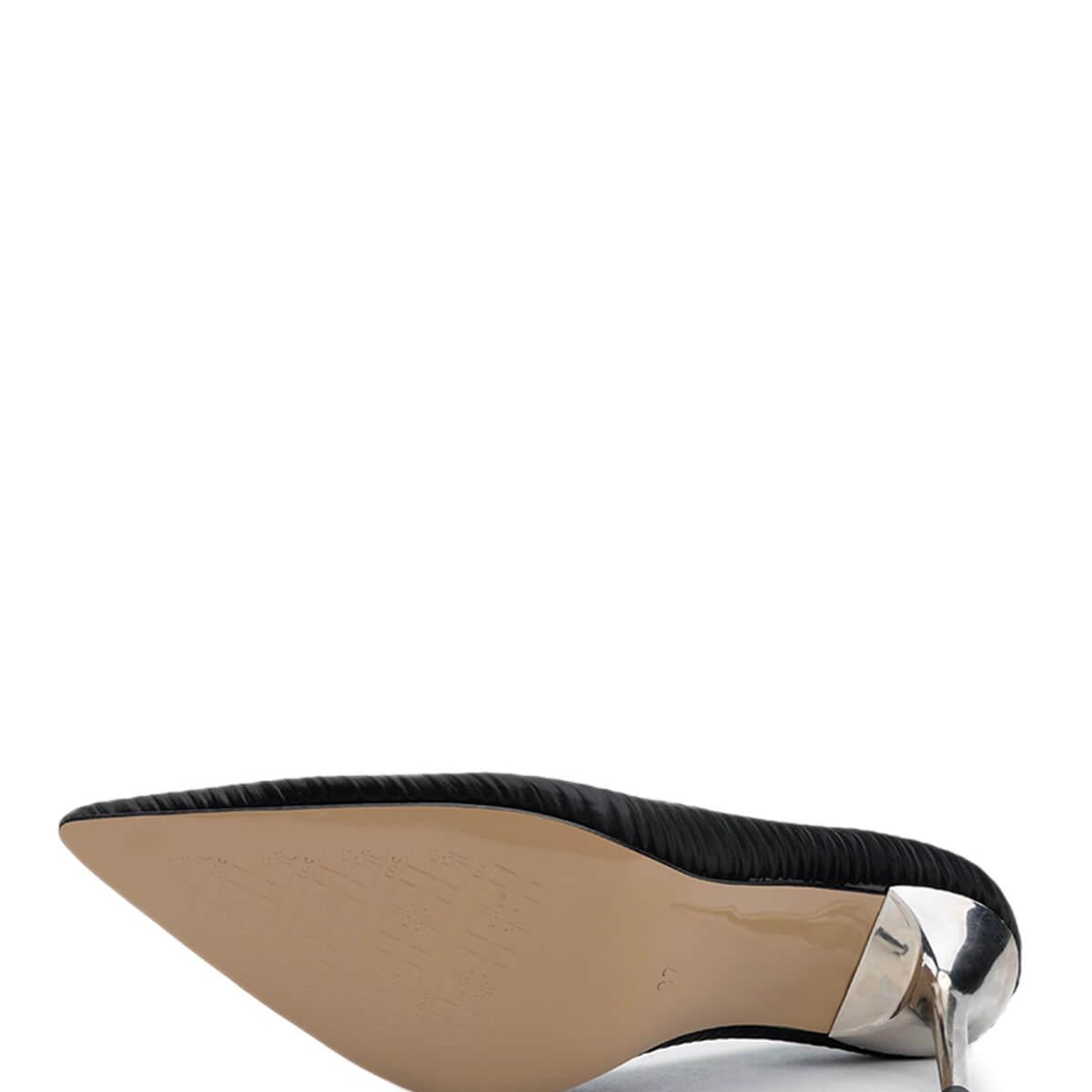 Tamer Tanca Kadın Vegan Siyah Topuklu Ayakkabı