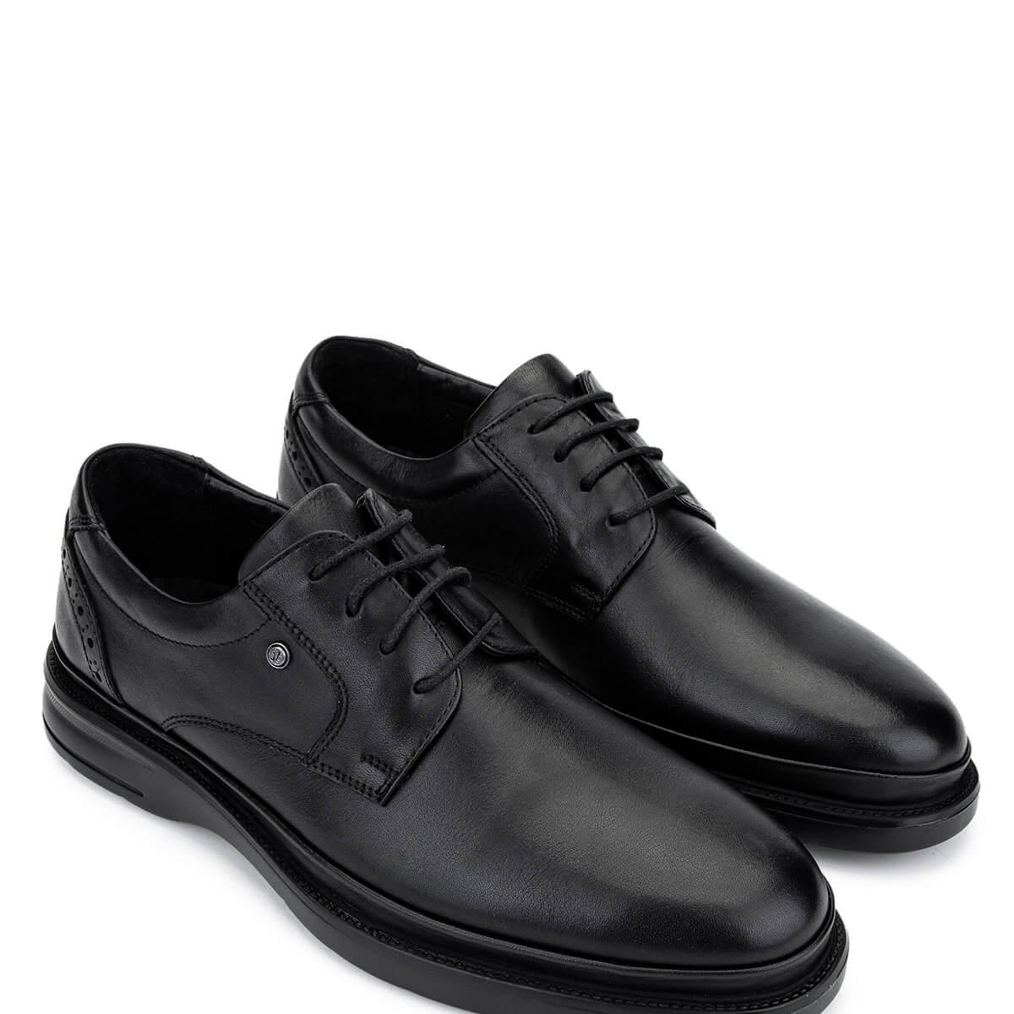 Tamer Tanca Erkek Hakiki Deri Siyah Klasik Ayakkabı