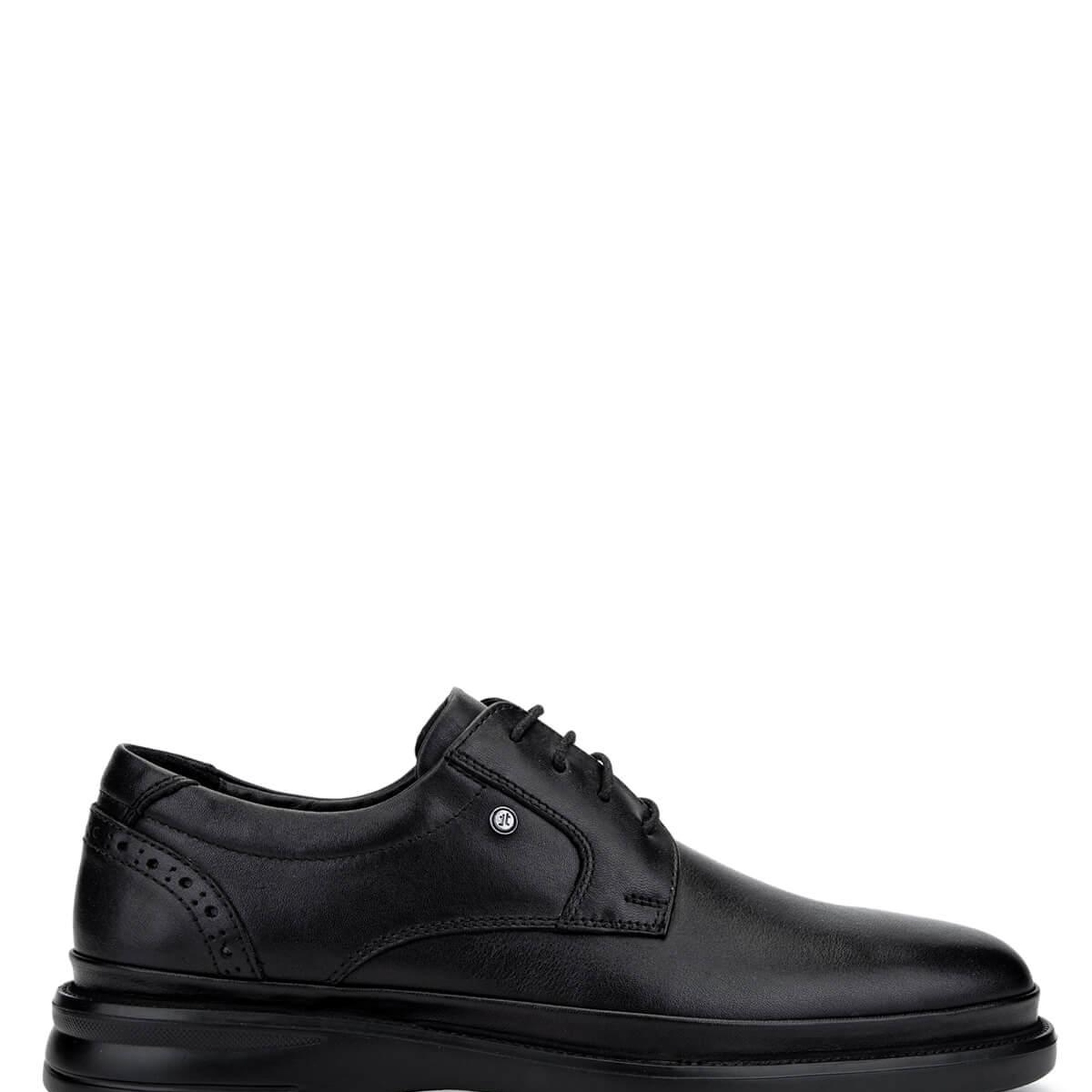 Tamer Tanca Erkek Hakiki Deri Siyah Klasik Ayakkabı