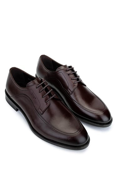  Tamer Tanca Erkek Hakiki Deri Kahverengi Klasik Ayakkabı