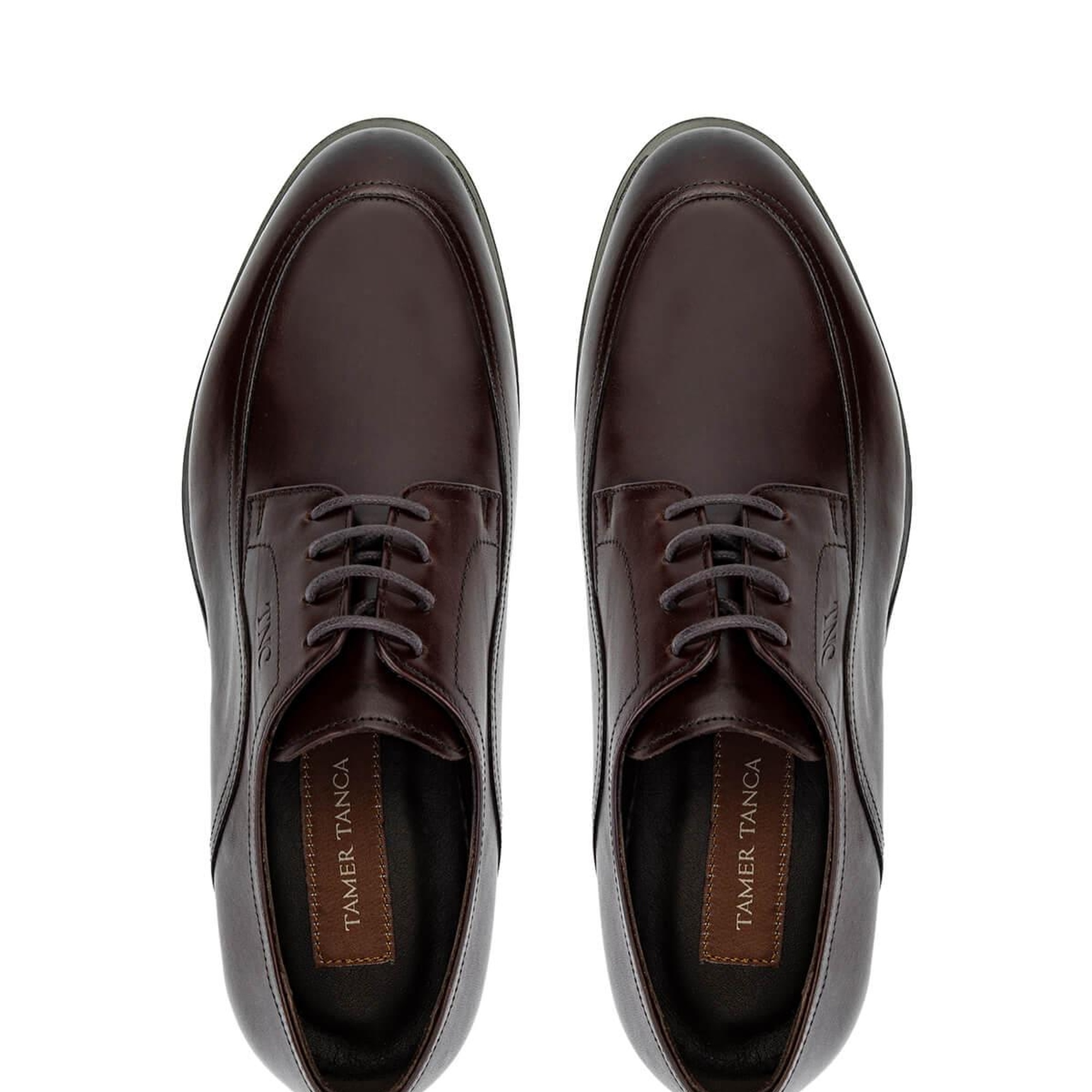 Tamer Tanca Erkek Hakiki Deri Kahverengi Klasik Ayakkabı