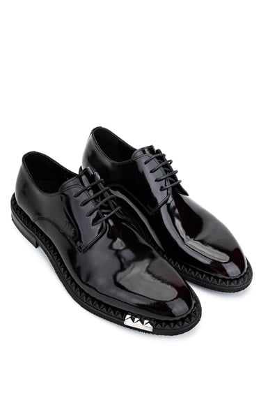  Tamer Tanca Erkek Hakiki Deri Bordo Klasik Ayakkabı