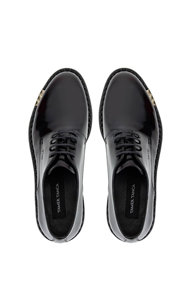  Tamer Tanca Erkek Hakiki Deri Bordo Klasik Ayakkabı