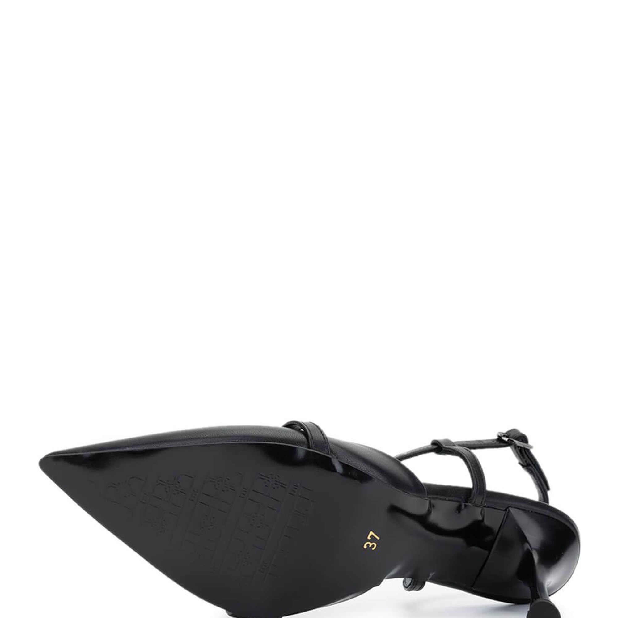 Tamer Tanca Kadın Vegan Siyah Topuklu Ayakkabı