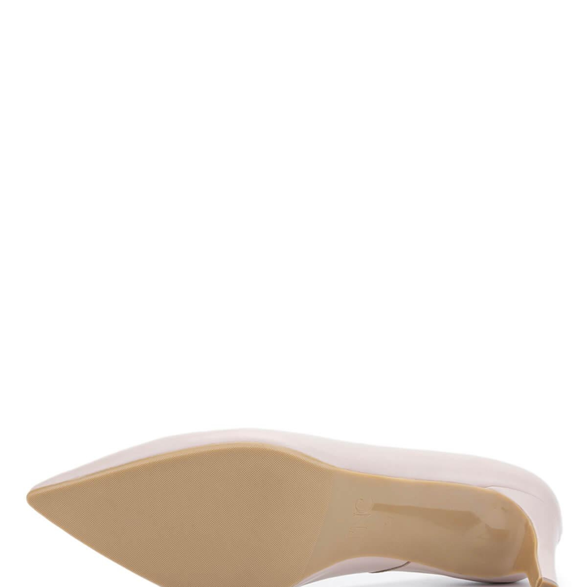 Tamer Tanca Kadın Hakiki Deri Bej Topuklu Ayakkabı