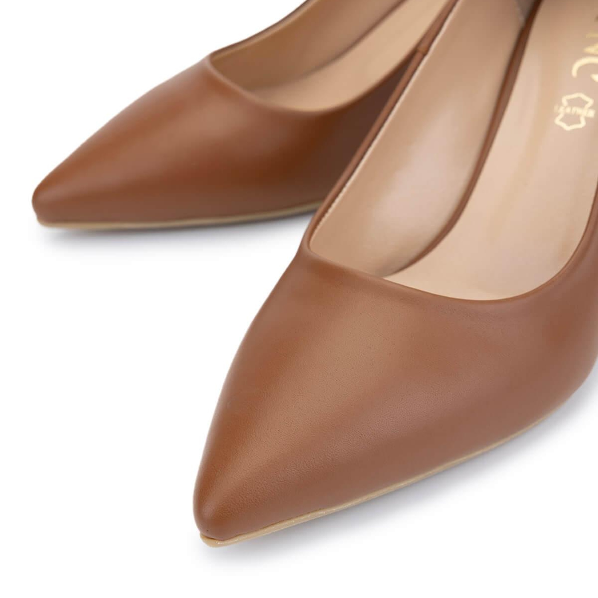 Tamer Tanca Kadın Hakiki Deri Koyu Taba Topuklu Ayakkabı