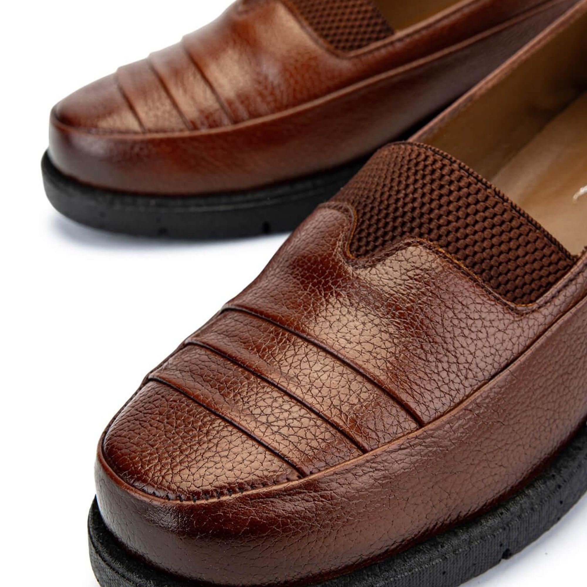 Tamer Tanca Kadın Hakiki Deri Koyu Taba Casual Ayakkabı