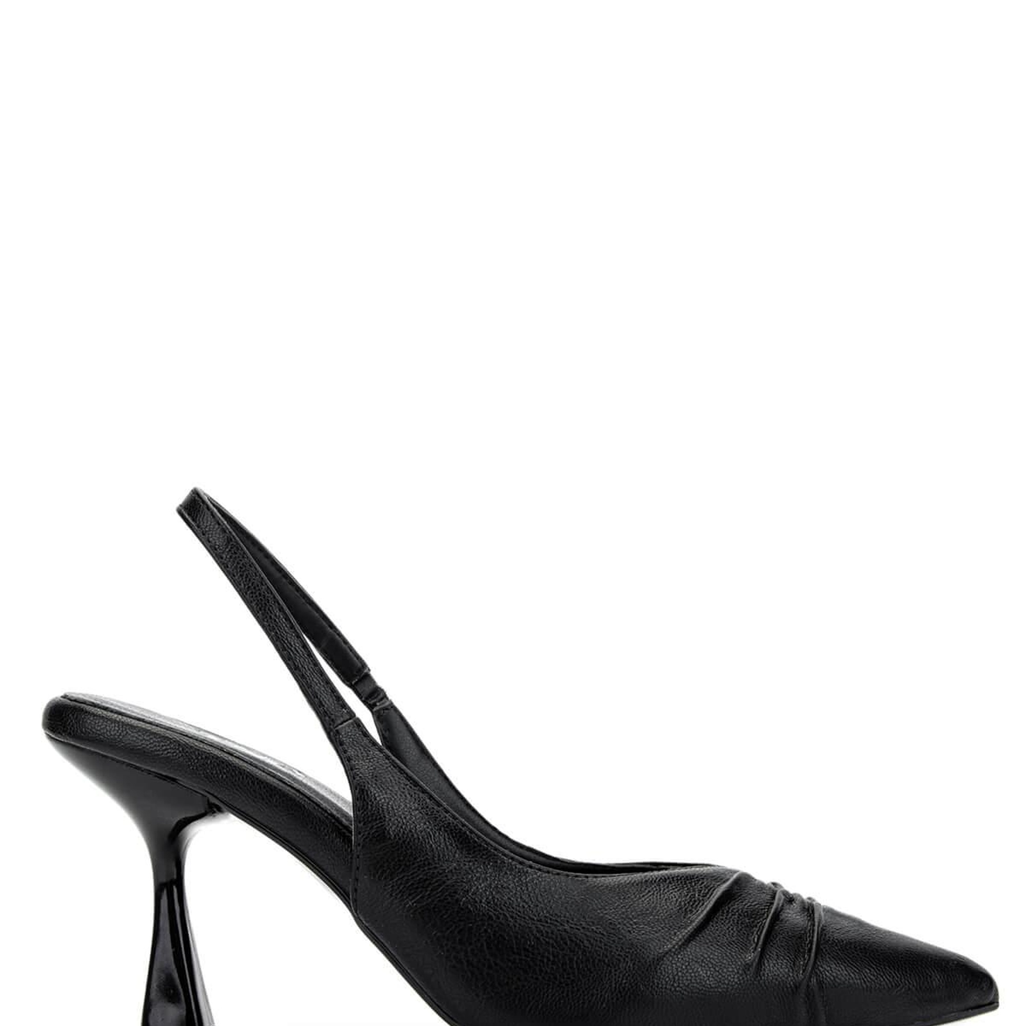 Tamer Tanca Kadın Vegan Siyah Topuklu Ayakkabı