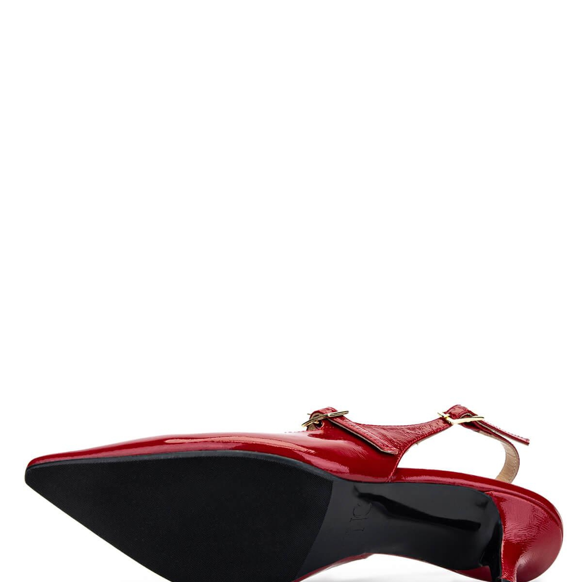 Tamer Tanca Kadın Hakiki Deri Kırmızı Topuklu Ayakkabı