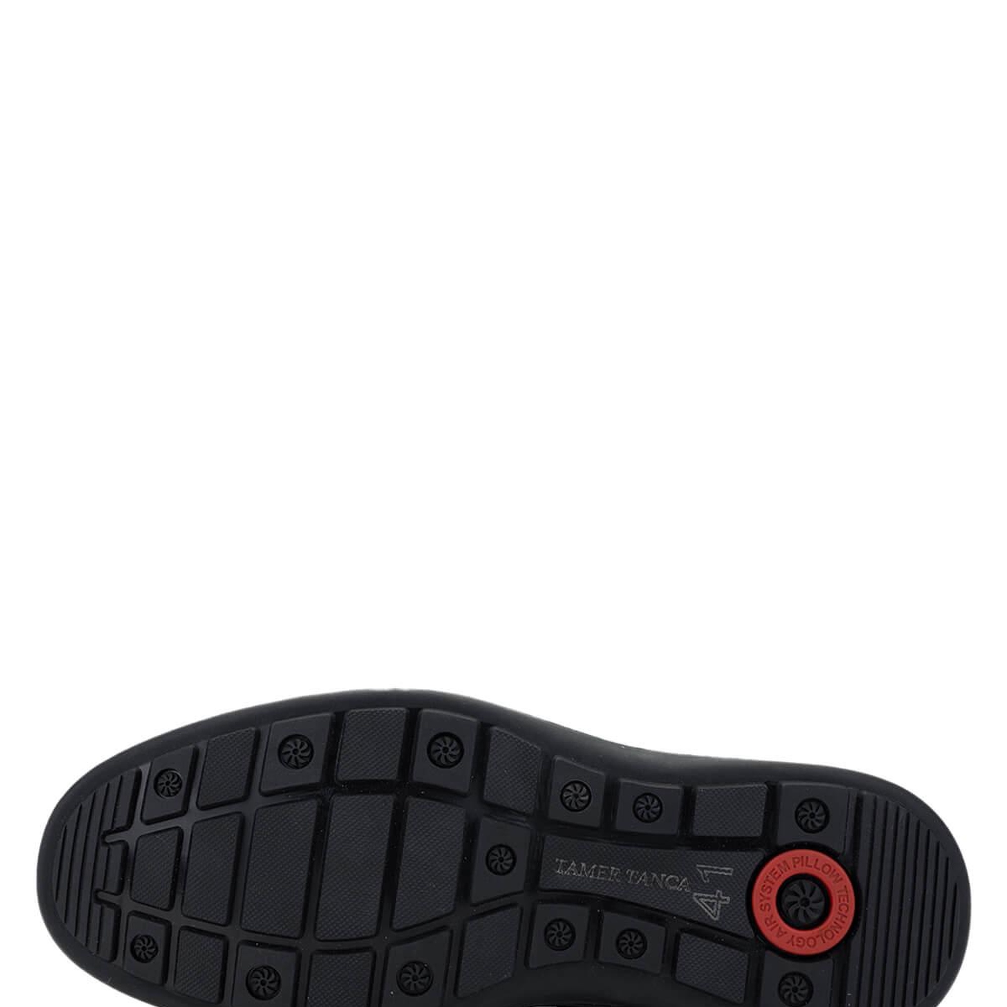 Tamer Tanca Erkek Hakiki Deri Siyah Casual Ayakkabı