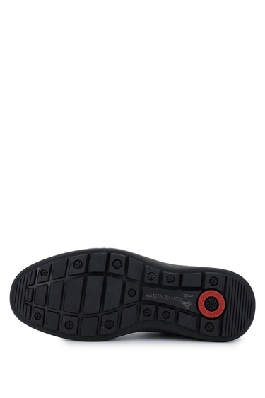  Tamer Tanca Erkek Hakiki Deri Siyah Casual Ayakkabı