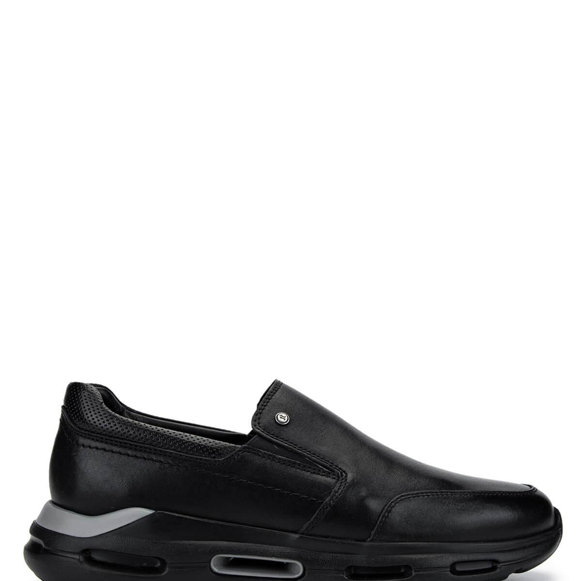 Tamer Tanca Erkek Hakiki Deri Siyah Casual Ayakkabı