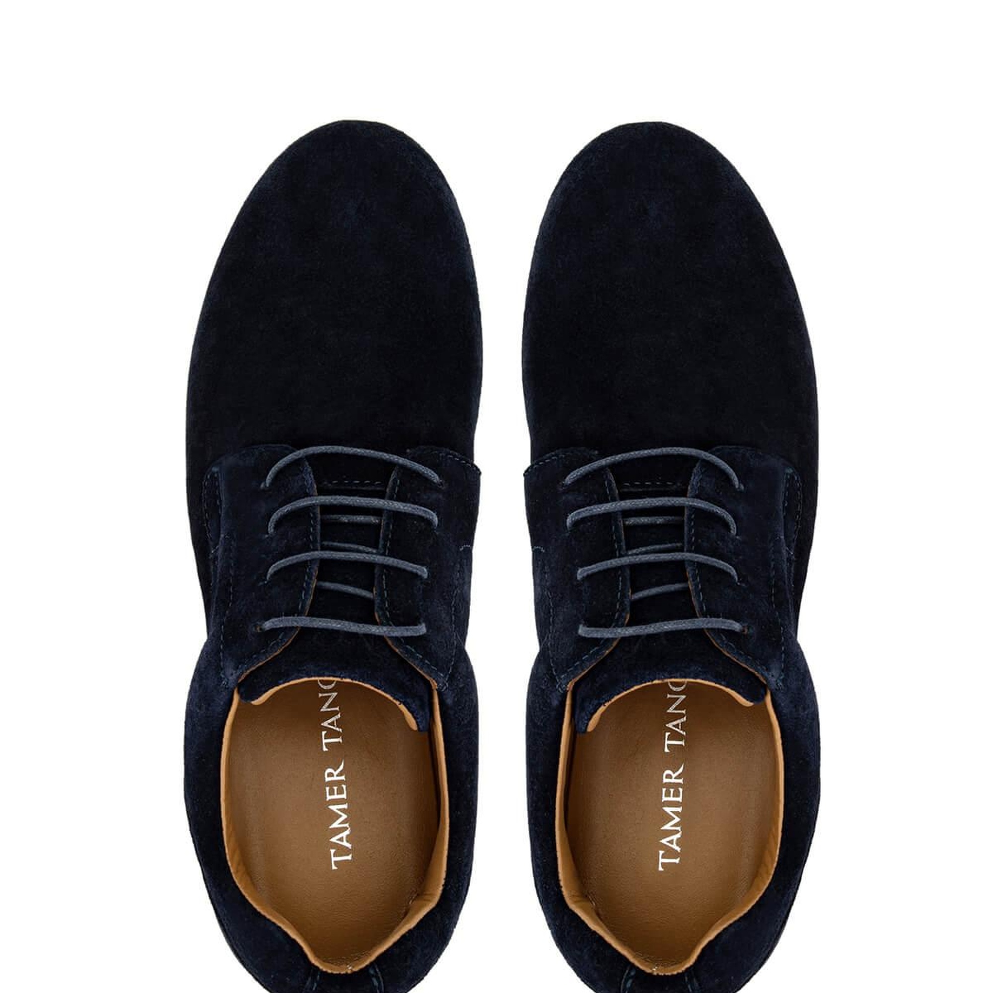Tamer Tanca Erkek Hakiki Deri Lacivert Süet Casual Ayakkabı