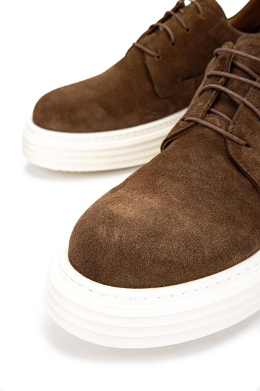  Tamer Tanca Erkek Hakiki Deri Tarçın Casual Ayakkabı