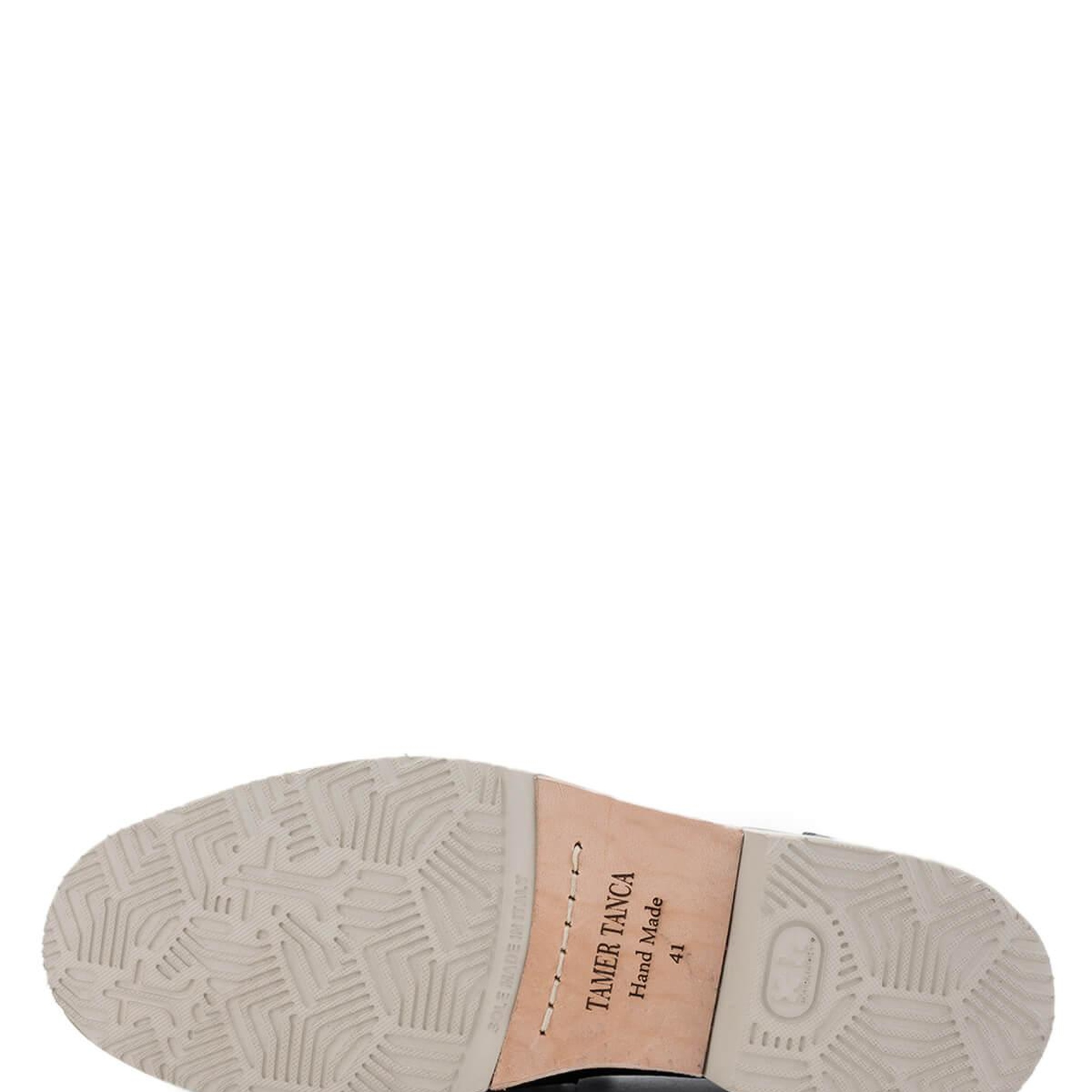 Tamer Tanca Erkek Hakiki Deri Siyah Casual Ayakkabı