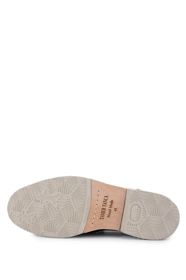  Tamer Tanca Erkek Hakiki Deri Siyah Casual Ayakkabı