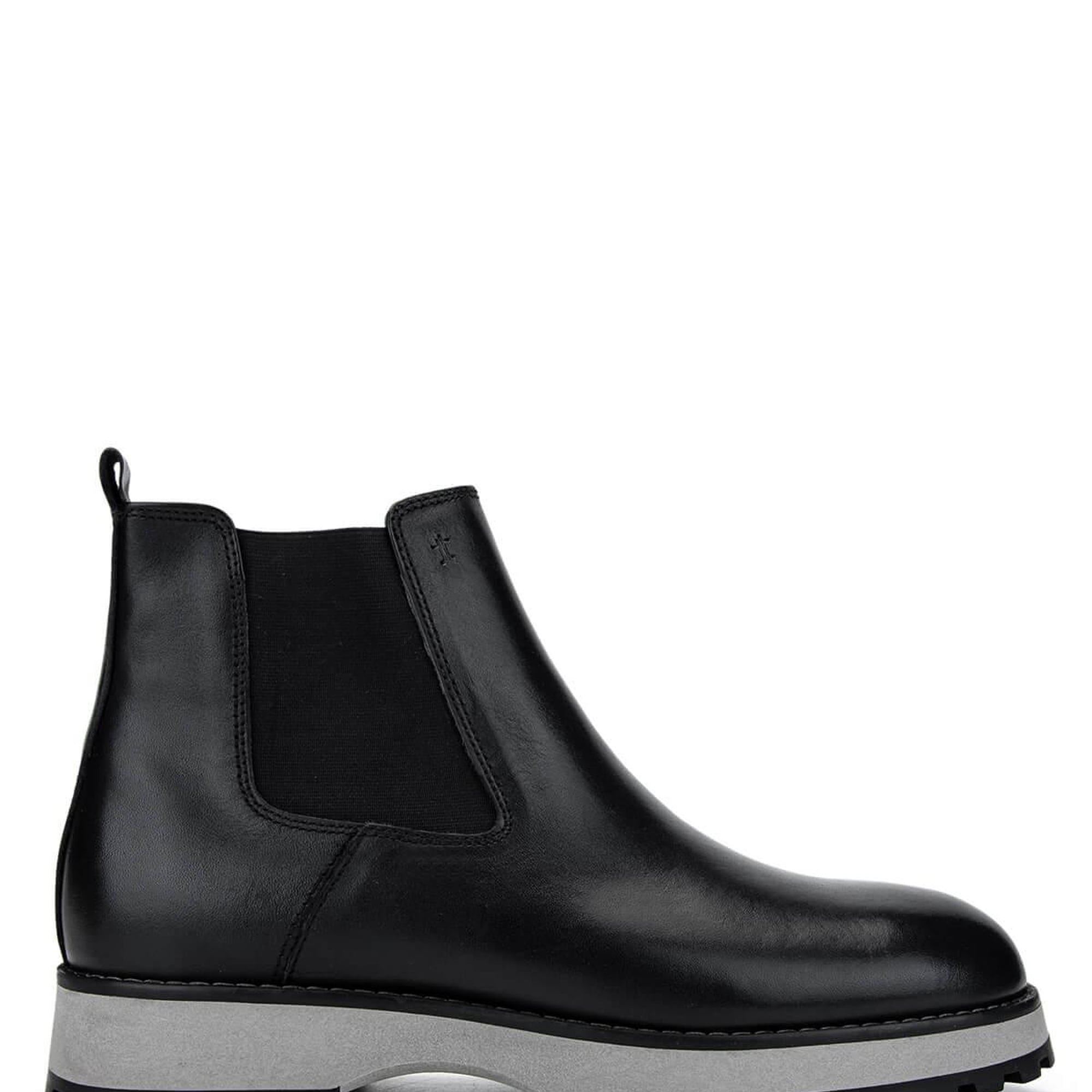 Tamer Tanca Erkek Hakiki Deri Siyah Casual Bot