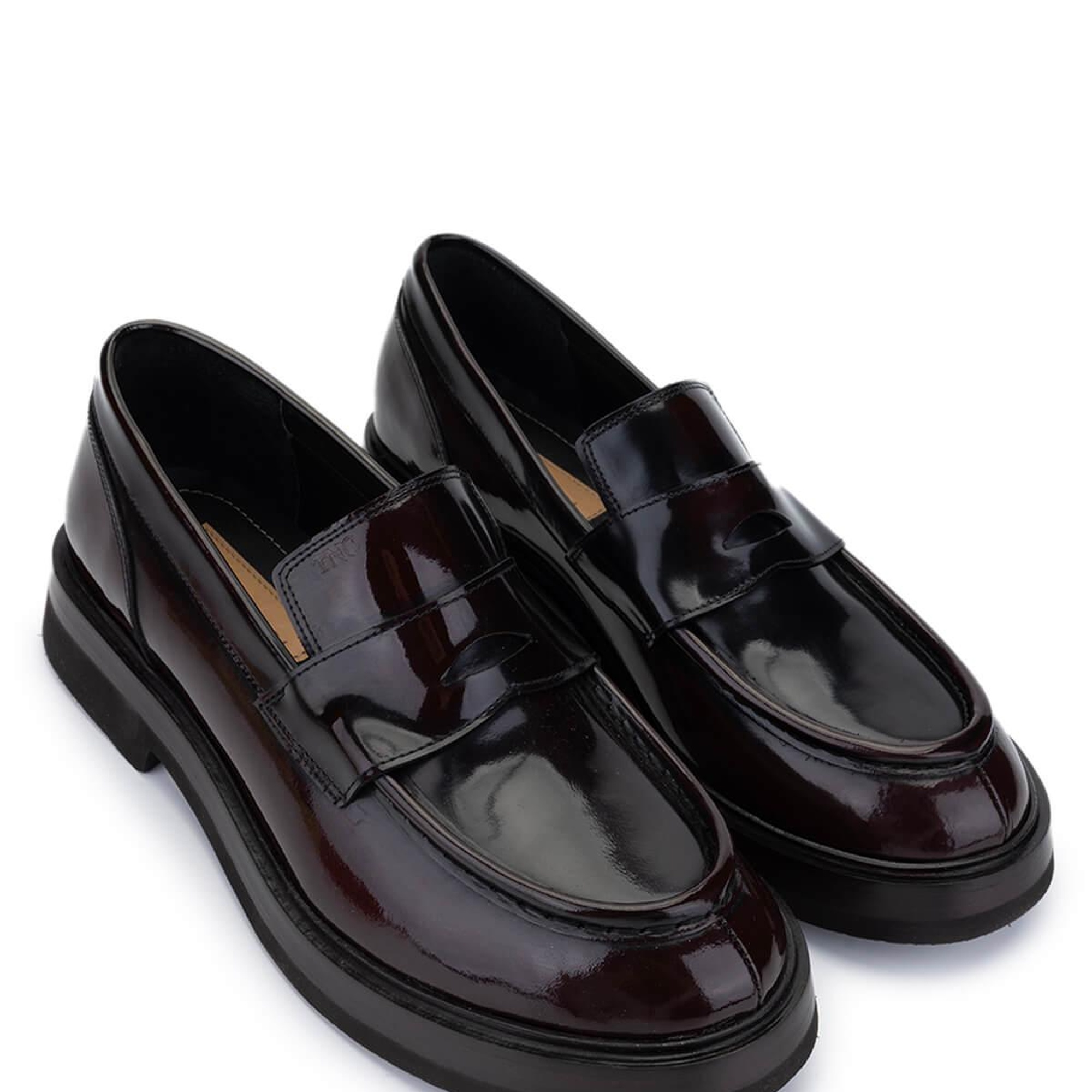 Tamer Tanca Erkek Hakiki Deri Bordo Loafer Ayakkabı