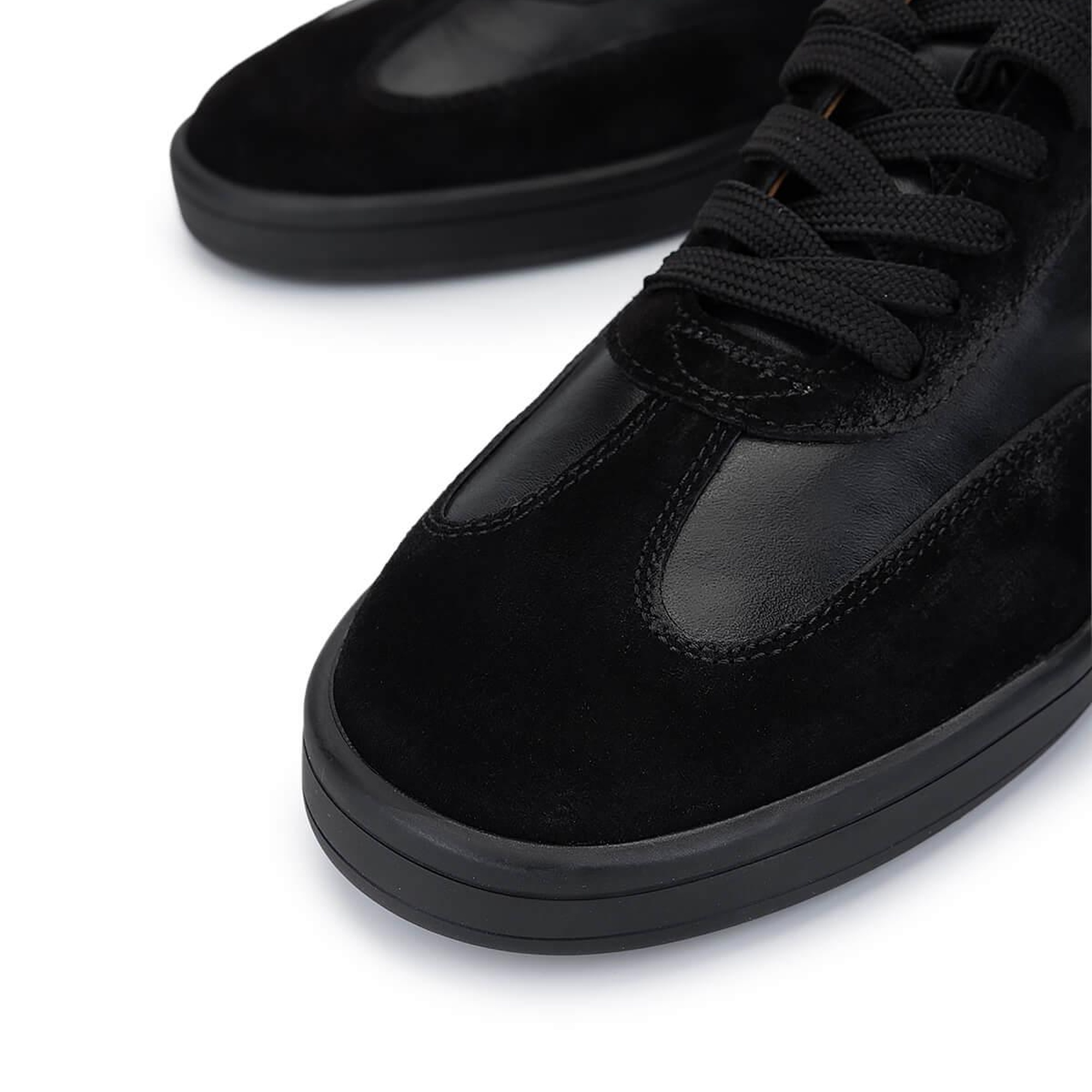 Tamer Tanca Erkek Hakiki Deri Siyah Sneakers & Spor Ayakkabı