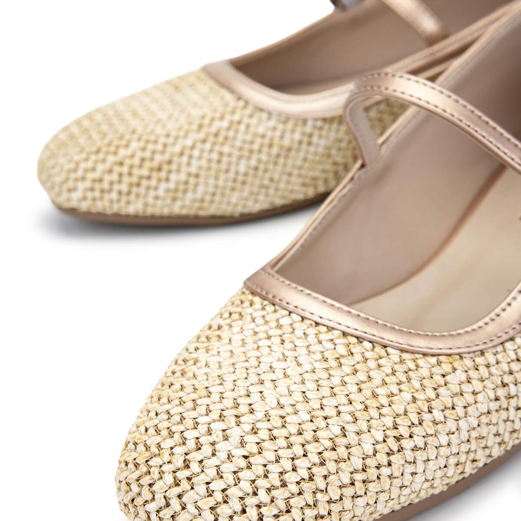 Tamer Tanca Kadın Hakiki Deri Krem Babet Ayakkabı