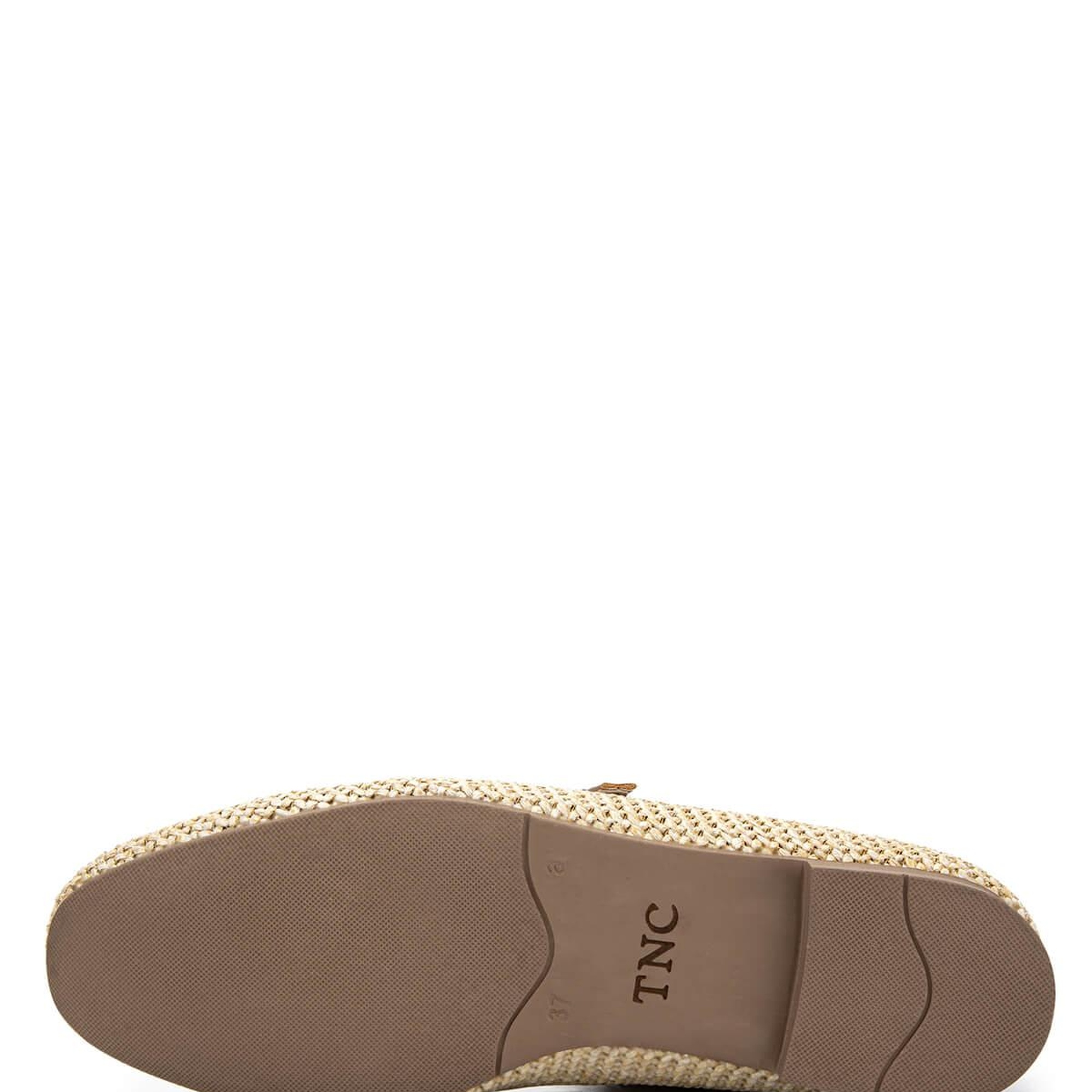 Tamer Tanca Kadın Hakiki Deri Krem Babet Ayakkabı