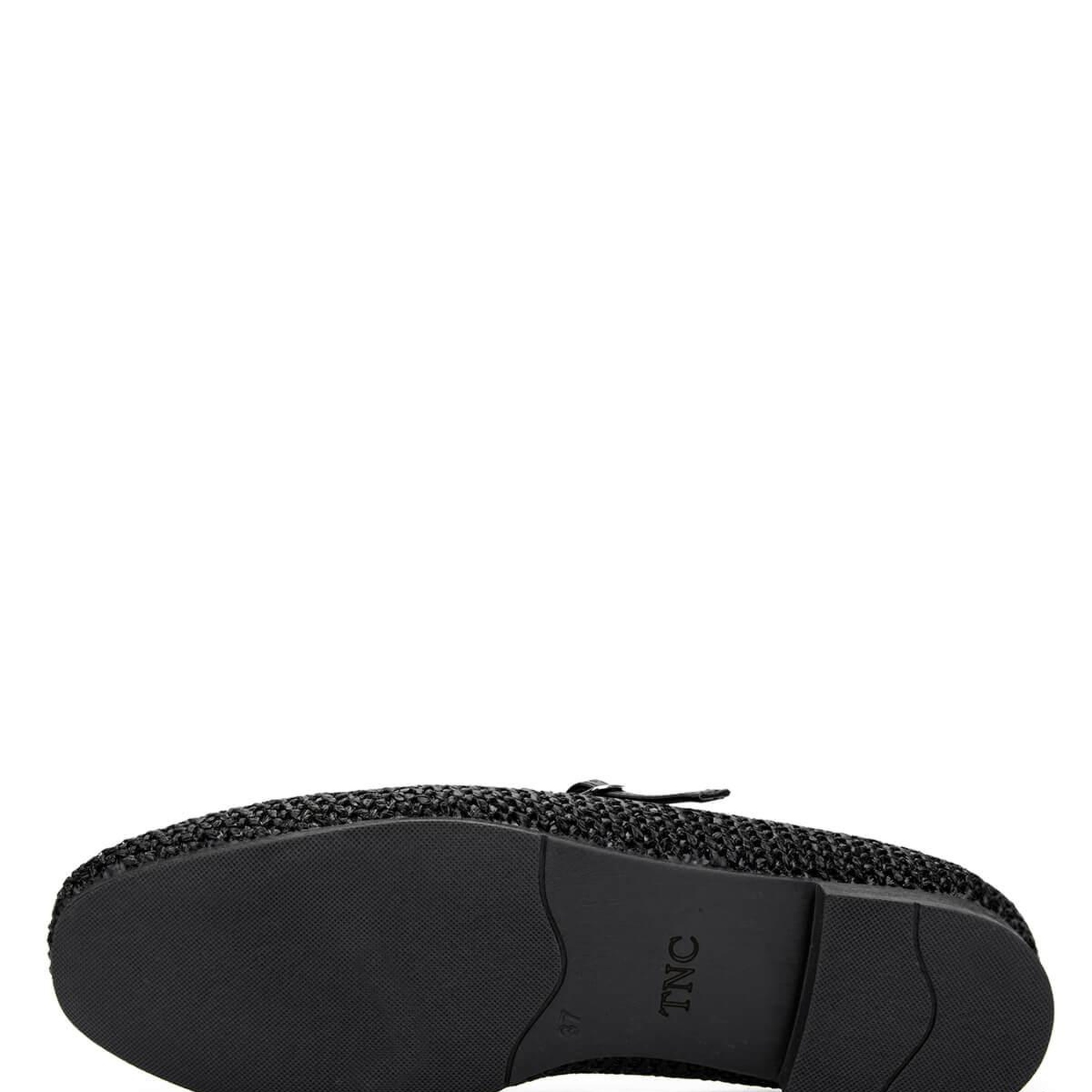 Tamer Tanca Kadın Hakiki Deri Siyah Babet Ayakkabı