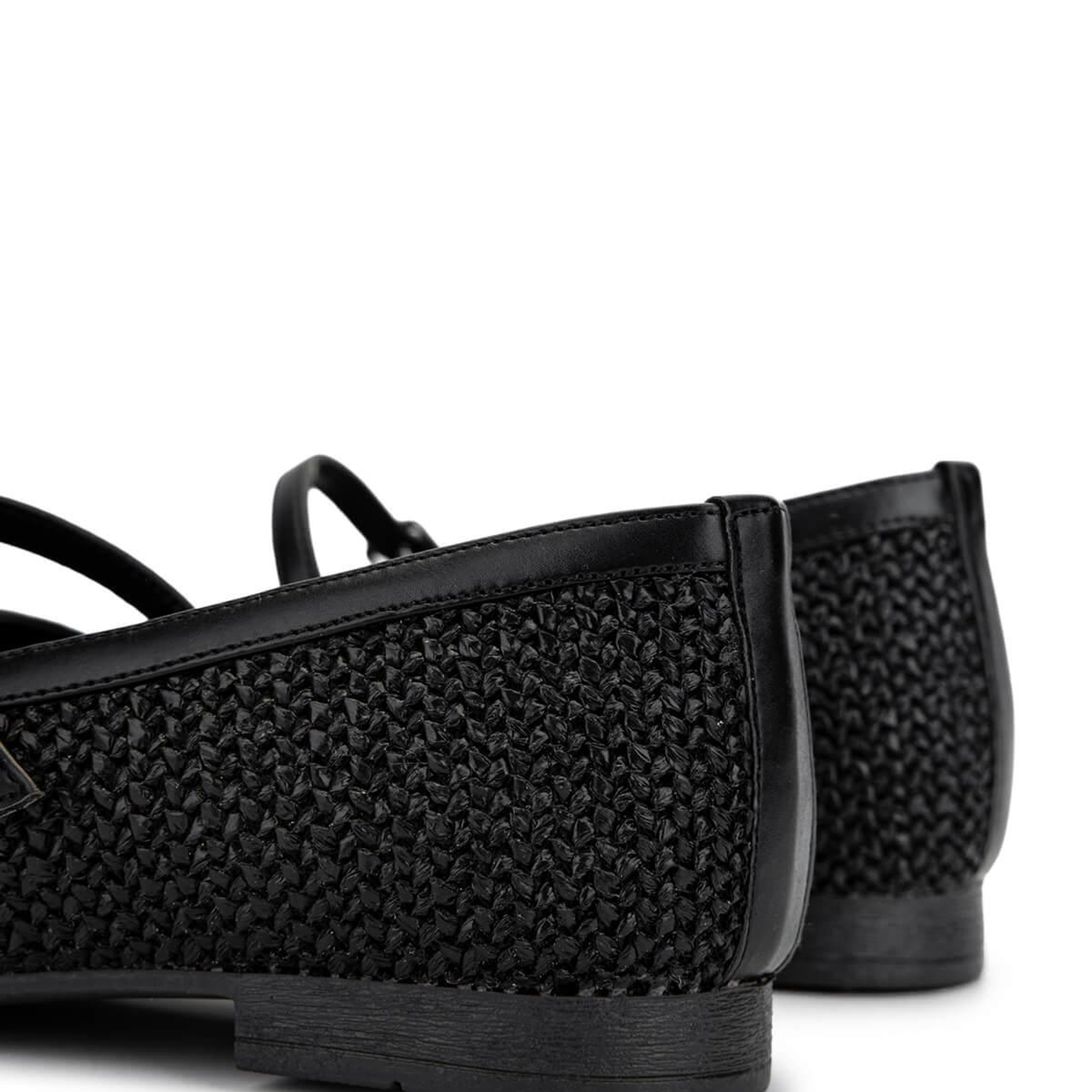 Tamer Tanca Kadın Hakiki Deri Siyah Babet Ayakkabı