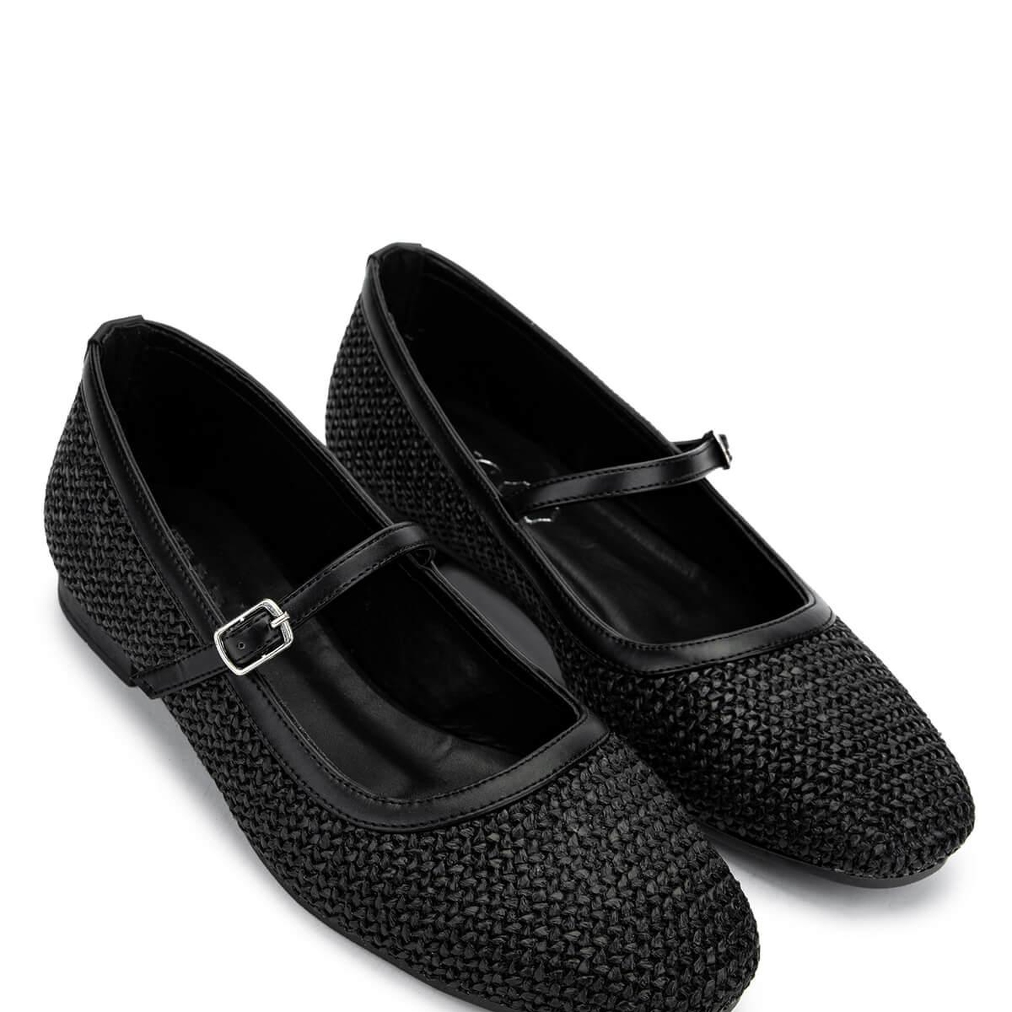 Tamer Tanca Kadın Hakiki Deri Siyah Babet Ayakkabı