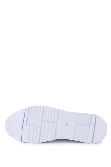  Tamer Tanca Kadın Hakiki Deri Beyaz/Lame Comfort Ayakkabı