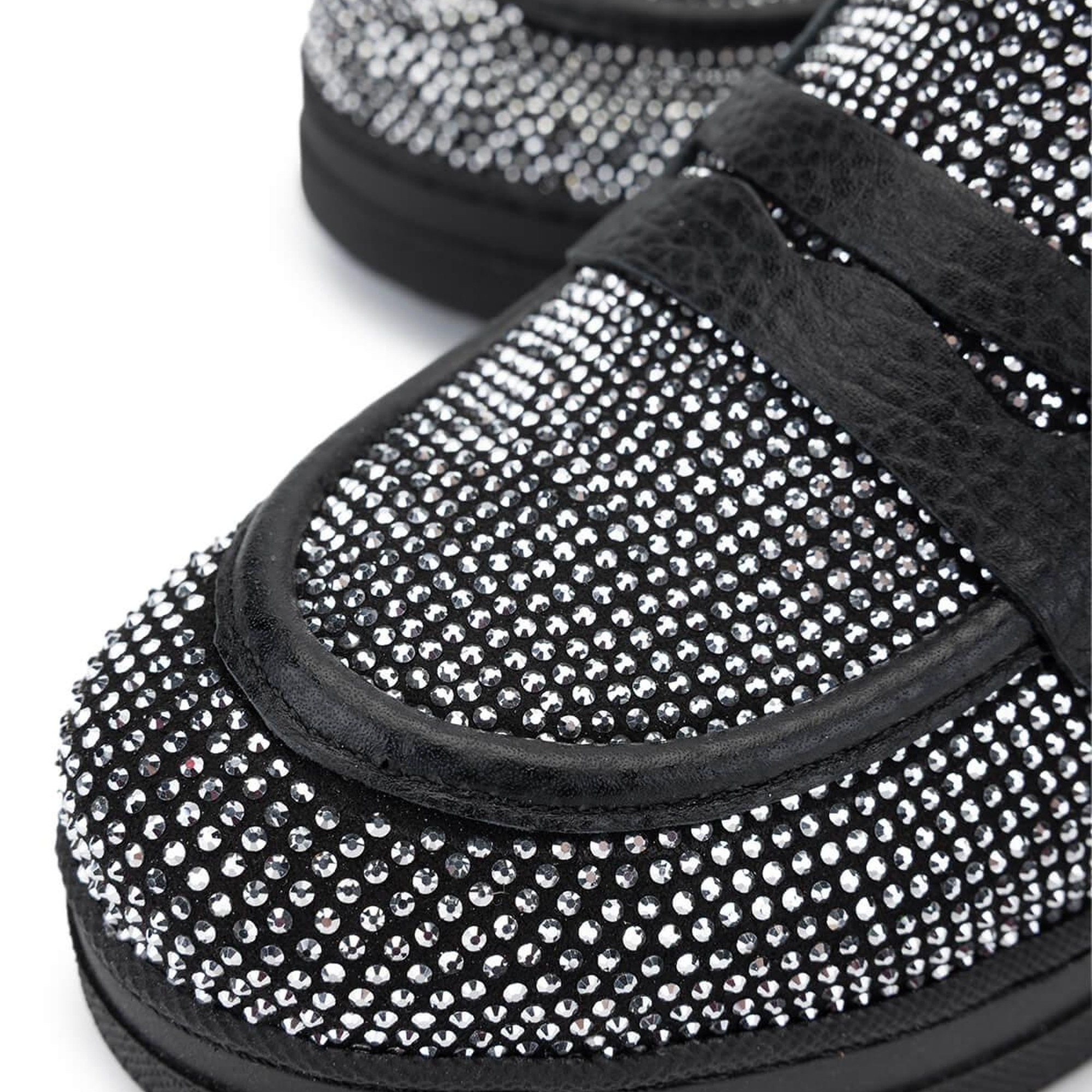 Tamer Tanca Kadın Hakiki Deri Beyaz Taşlı Loafer Ayakkabı