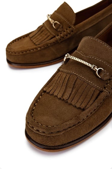  Tamer Tanca Kadın Hakiki Deri Kahverengi Loafer Ayakkabı