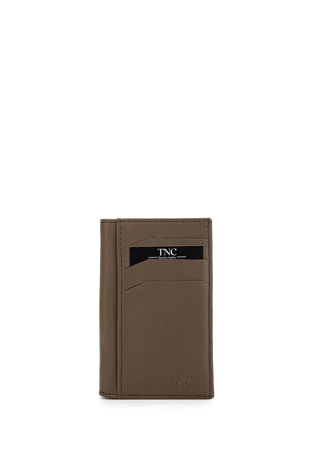  Tamer Tanca Unisex Hakiki Deri Bej Kartlık