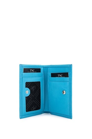  Tamer Tanca Erkek Hakiki Deri Mavi Togo Kartlık