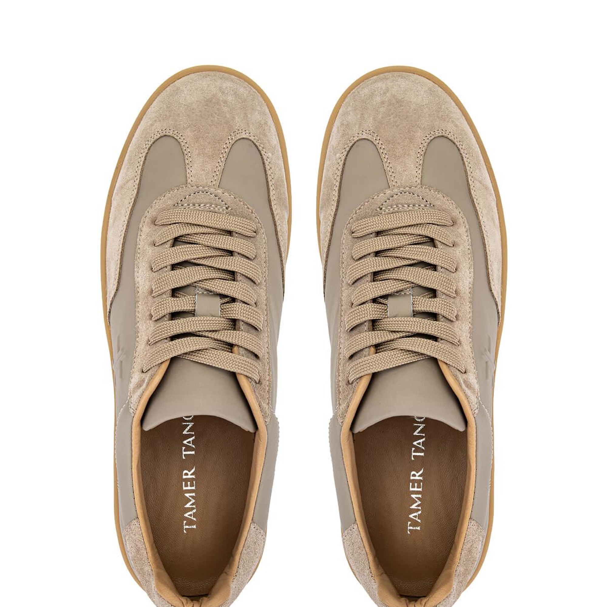 Tamer Tanca Erkek Hakiki Deri Vizon Sneakers & Spor Ayakkabı