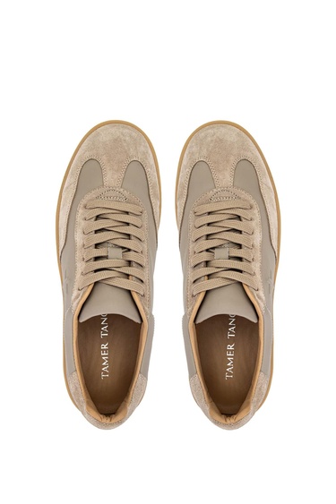  Tamer Tanca Erkek Hakiki Deri Vizon Sneakers & Spor Ayakkabı