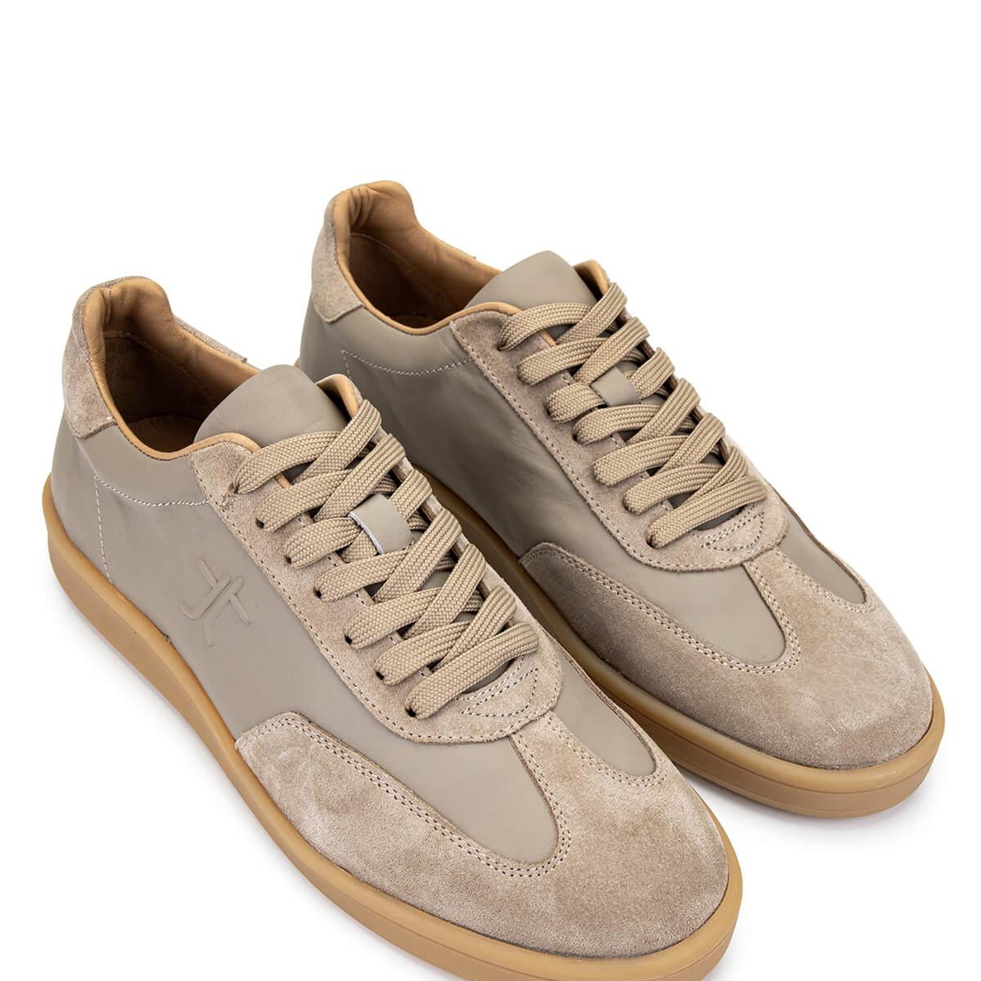 Tamer Tanca Erkek Hakiki Deri Vizon Sneakers & Spor Ayakkabı