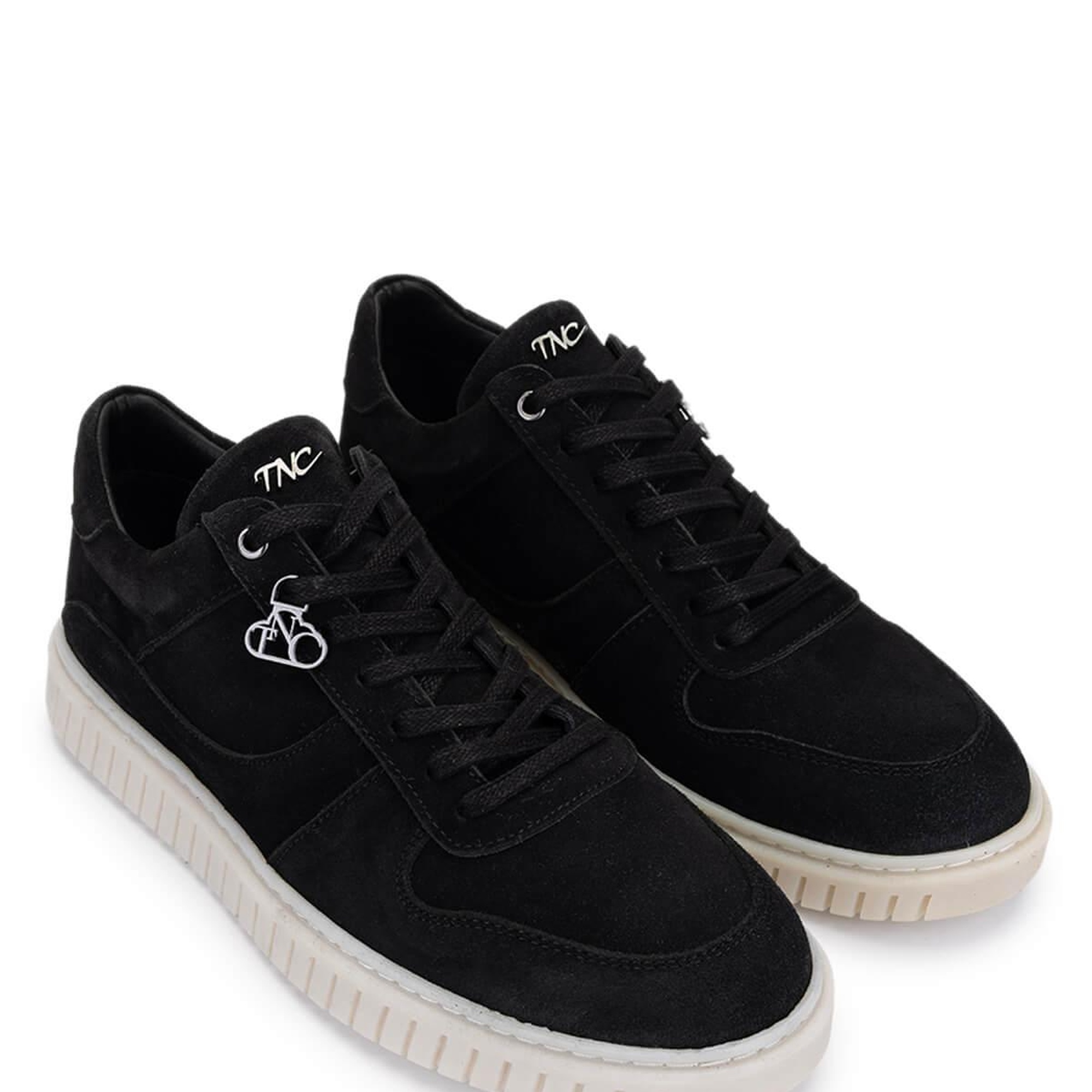 Tamer Tanca Erkek Hakiki Deri Siyah Süet Sneakers & Spor Ayakkabı